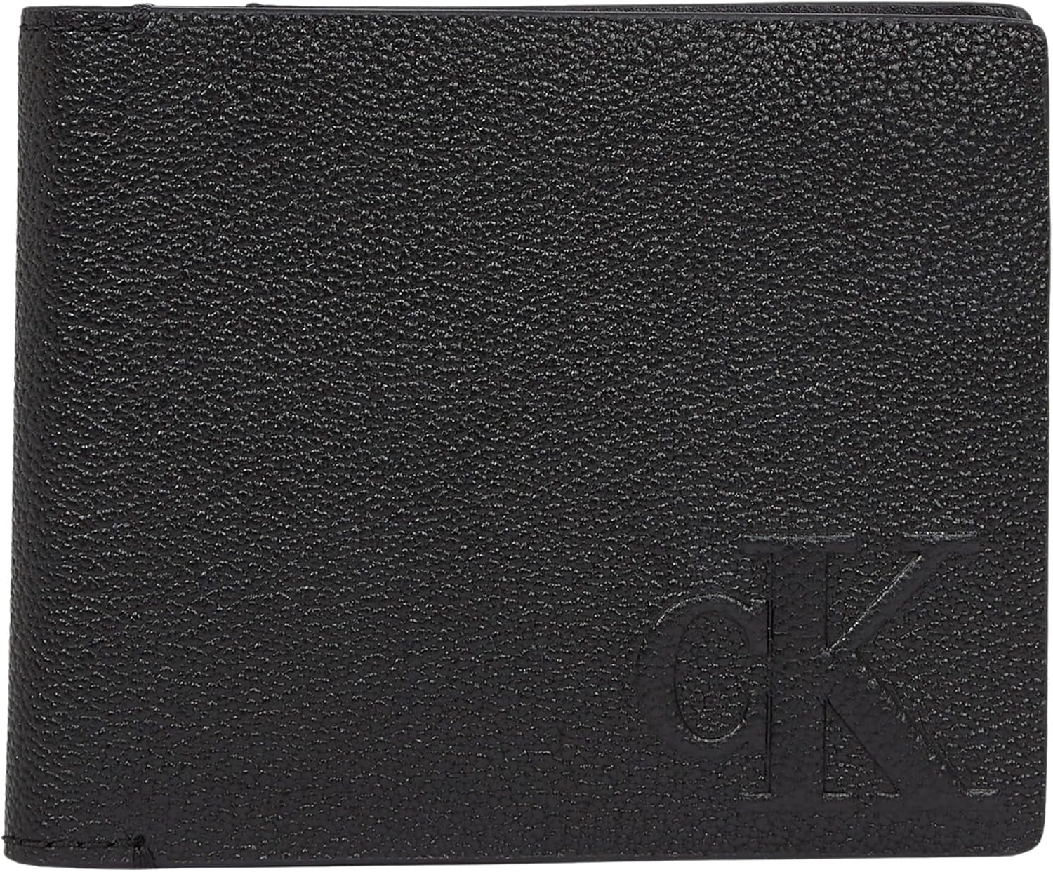 Calvin Klein K50k512594 Portfel męski Męski Naty Shop Czarny (czarny) Bone