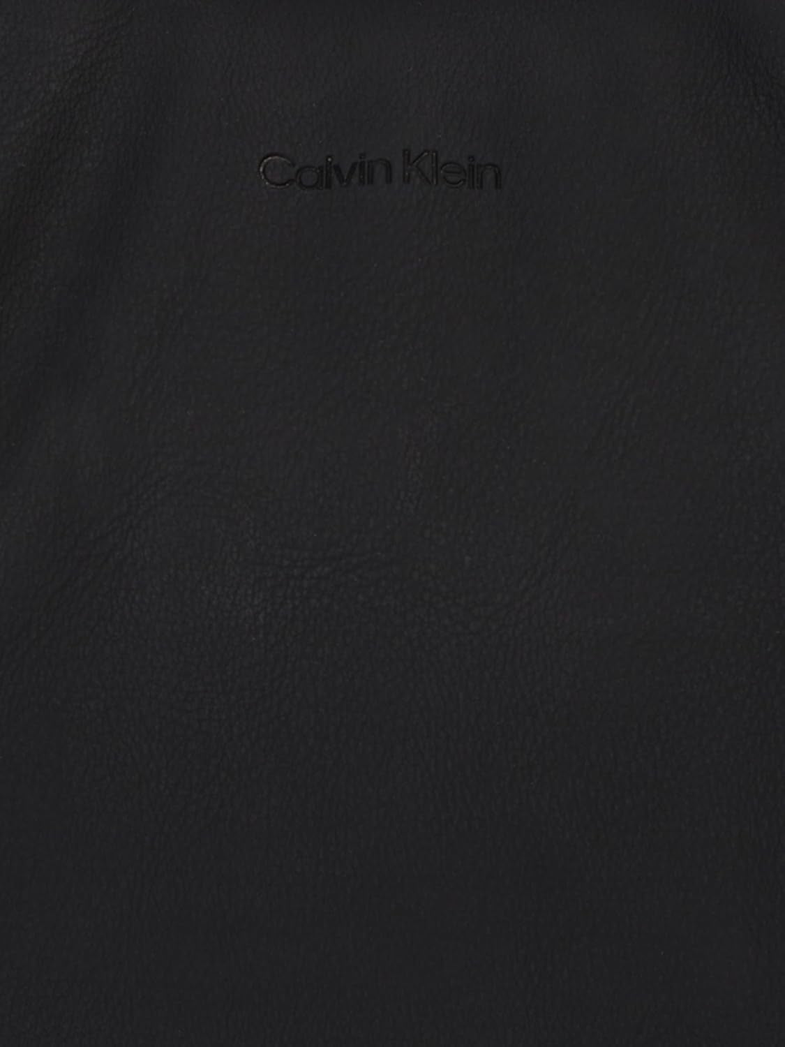 Calvin Klein Damska torba na ramię Torba miękka średnia duża z zamkiem błyskawicznym, czarna (Ck czarna), rozmiar jeden Torby damskie Naty Shop