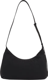 Calvin Klein Damska torba na ramię Torba miękka średnia duża z zamkiem błyskawicznym, czarna (Ck czarna), rozmiar jeden Torby damskie Naty Shop