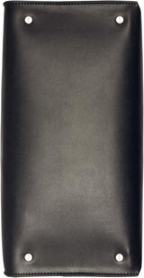 Damska listonoszka Calvin Klein Turn Lock - 2 w 1, skóra wegańska, 3 kieszenie Torba na ramię Becky Turnlock, czarno-srebrne torby damskie Naty Shop