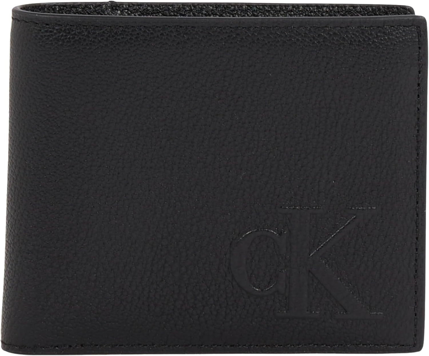 Calvin Klein Męski Sculpted Impression Billfod Cc Lv04g1022g Akcesoria podróżne Portfel składany Bi-Fold Portfel męski Naty Shop Black (Na Black) Os