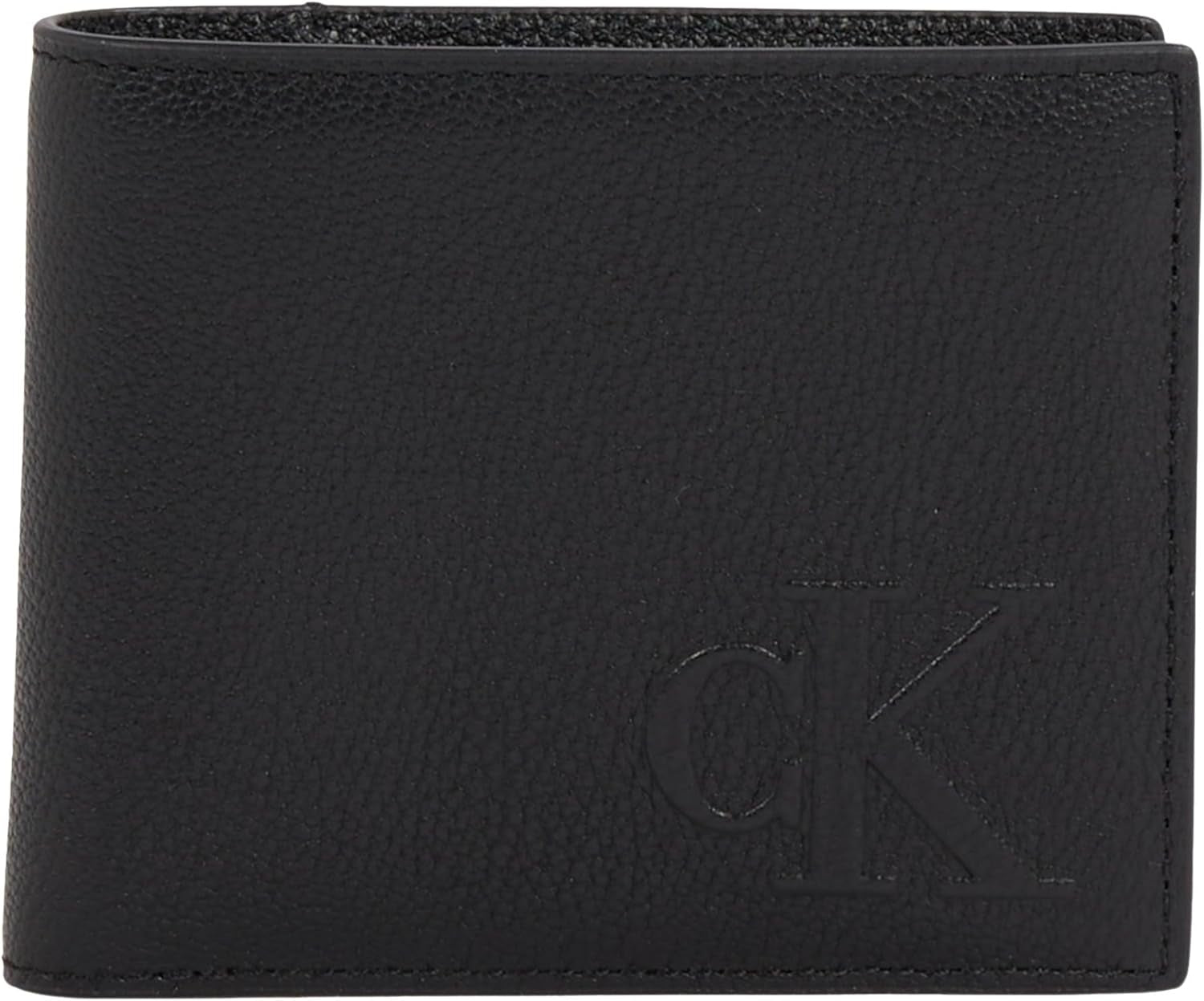 Calvin Klein Męski Sculpted Impression Billfod Cc Lv04g1022g Akcesoria podróżne Portfel składany Bi-Fold Portfel męski Naty Shop Black (Na Black) Os