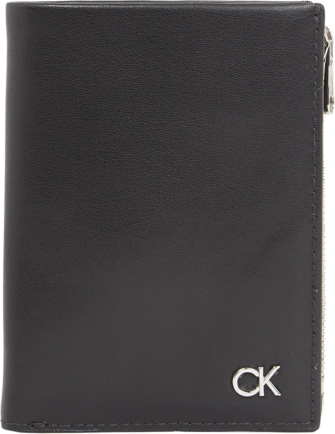 Portfel męski Calvin Klein METAL CK TRIFOLD 6CC W/DETACH C, czarny (Ck Black), portfel męski OS Naty Shop Default Title