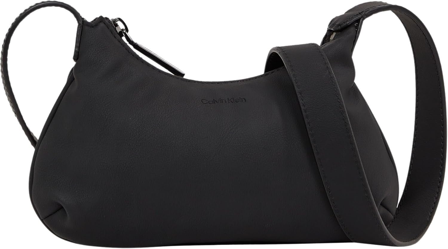 Torba na ramię Calvin Klein Crossbody Klein na zamek, czarna (Ck czarna), torby naturalnej wielkości damskie Naty Shop domyślny tytuł