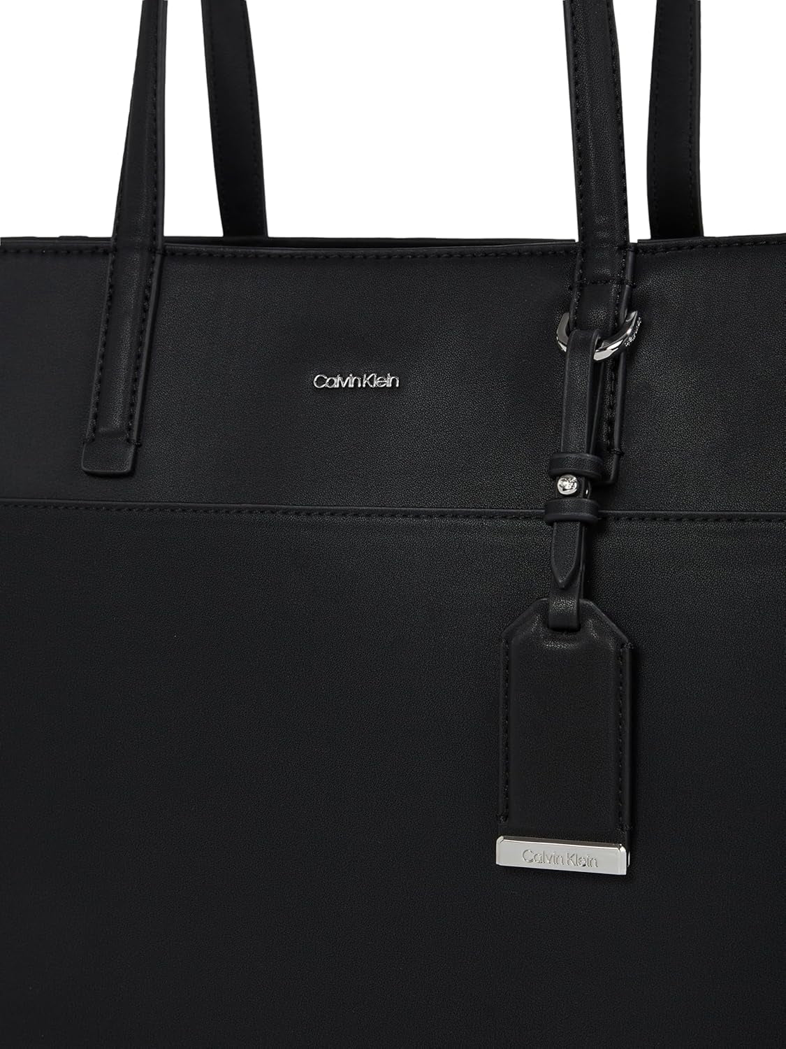 Damska torba Shopper Calvin Klein Must Medium z zamkiem błyskawicznym, czarna (Ck Black), Torby damskie w jednym rozmiarze Naty Shop