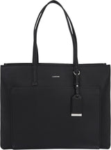 Damska torba Shopper Calvin Klein Must Medium z zamkiem błyskawicznym, czarna (Ck Black), torby damskie w jednym rozmiarze Naty Shop Default Title