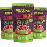 Truskawki Liofilizowane 300g: Niesłodzone Plasterki Suszonych Truskawek - Pure Owoce Truskawki Liofilizowane Pełne Smaku: Jagody Liofilizowane - NUTRIPUR Suszone Owoce Naty Shop Produkty Suszone 300G (zestaw 3 sztuk) Truskawki
