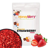 Truskawki liofilizowane kawałki 100g - Truskawki liofilizowane Produkty suszone Naty Shop 100G