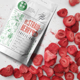 Truskawki liofilizowane | Owoce liofilizowane Liofilizowane | Suszone owoce bez cukru Suszone owoce | Suszone truskawki Liofilizowane | Owoce liofilizowane (90g) Produkty suszone Naty Shop