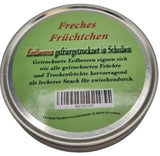 Liofilizowane truskawki w pudełku do podróży, Pokarm na nerwy, Prezent relaksacyjny, Produkty suszone z truskawek Naty Shop