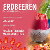 Ekologiczne truskawki liofilizowane: 70g suszonych truskawek do smoothie, musli, posypek do owsianek - jagody liofilizowane bez dodatku cukru - truskawki liofilizowane - owoce NutriPur Produkty suszone Naty Shop