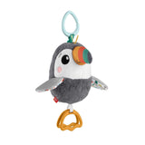 FISHER-PRICE Flap & Go Toucan - Pluszowa zabawka do wózka rozwijająca zdolności motoryczne i sensoryczne u noworodków od urodzenia HNX66 Zabawki dla dzieci Naty Shop Domyślny tytuł