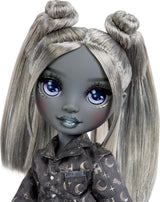 Rainbow High Shadow High Girl's Night - Luna Madison – 28 cm Modepuppe w Grautönen, Graues Haar & Outfit mit Accessoires und Kamm – Für Sammler und Kinder ab 6 Jahren