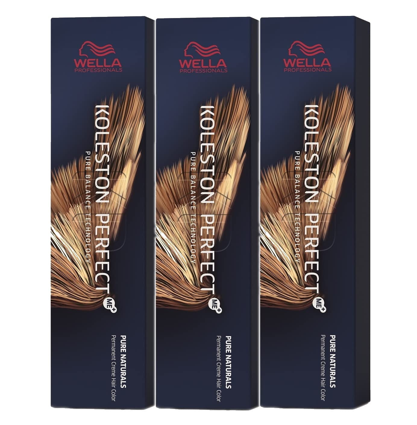 Zestaw 3 Wella Koleston Perfect ME+ 7/03 Natural Medium Golden Blonde 60ml Naty Shop Farba do włosów Domyślny tytuł