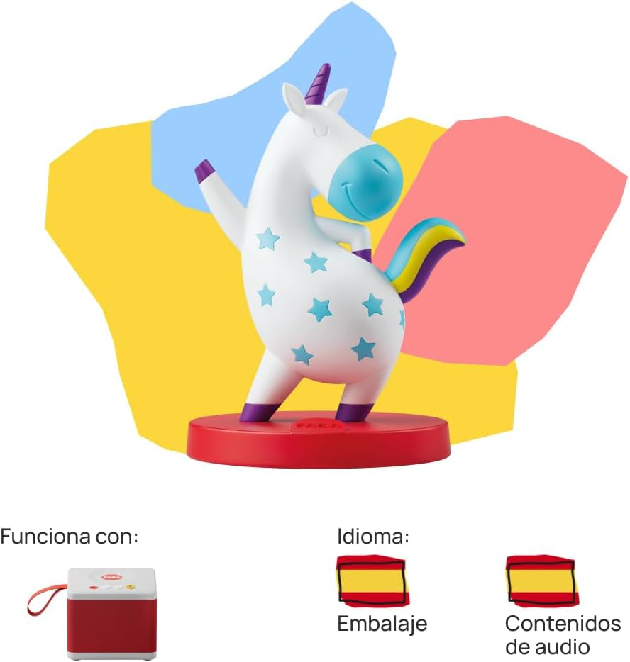 FFL30001 - Wesoły jednorożec - Piosenki - Zabawka, treści edukacyjne, dla dziewcząt i chłopców od 0 lat, wielokolorowa Bebe Toys Naty Shop