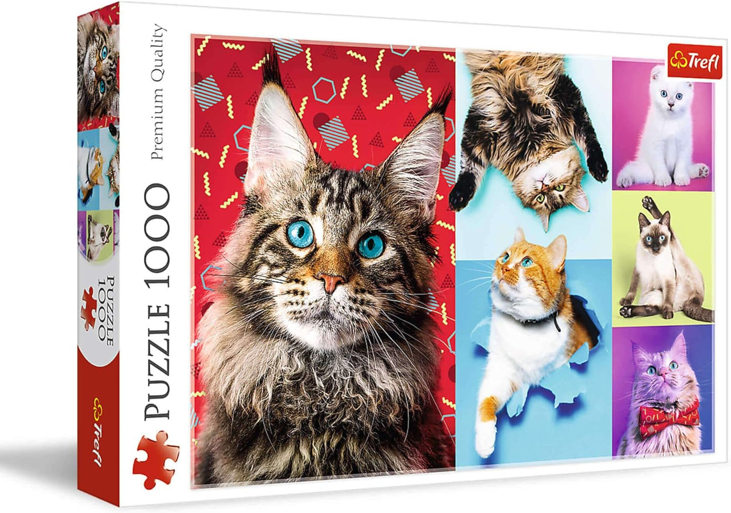 Układanka - "1000" - Portrety śmiesznych psów Puzzle Naty Shop Śmieszne koty