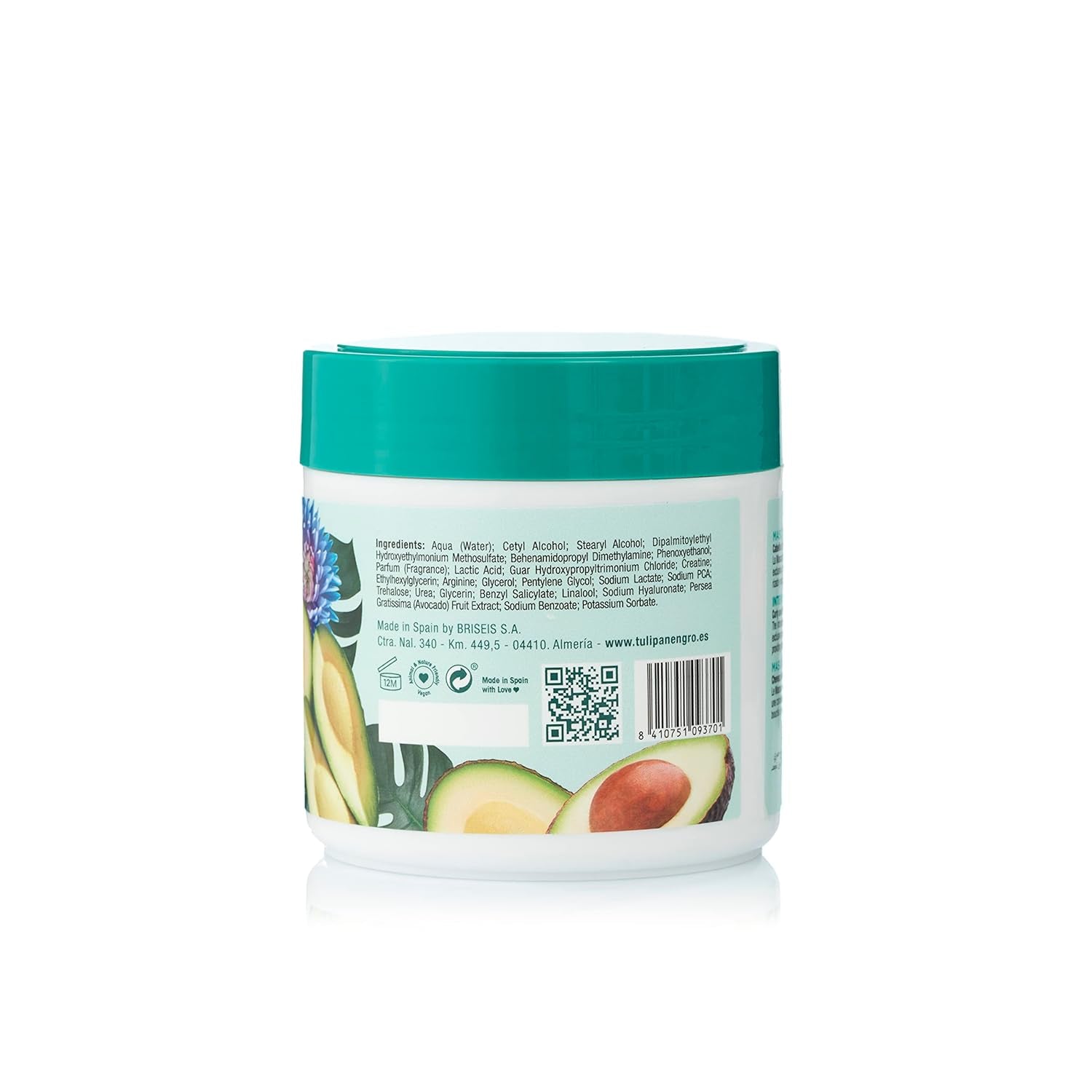 Maska z czarnym tulipanem, intensywna, nawilżająca, maska do włosów Naty Shop 400 ml
