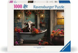 Ravensburger Puzzle 12000782 - Krowa w wannie - 1000 elementów puzzle dla dorosłych i dzieci od 14 lat, Puzzle Naty Shop Domyślny tytuł