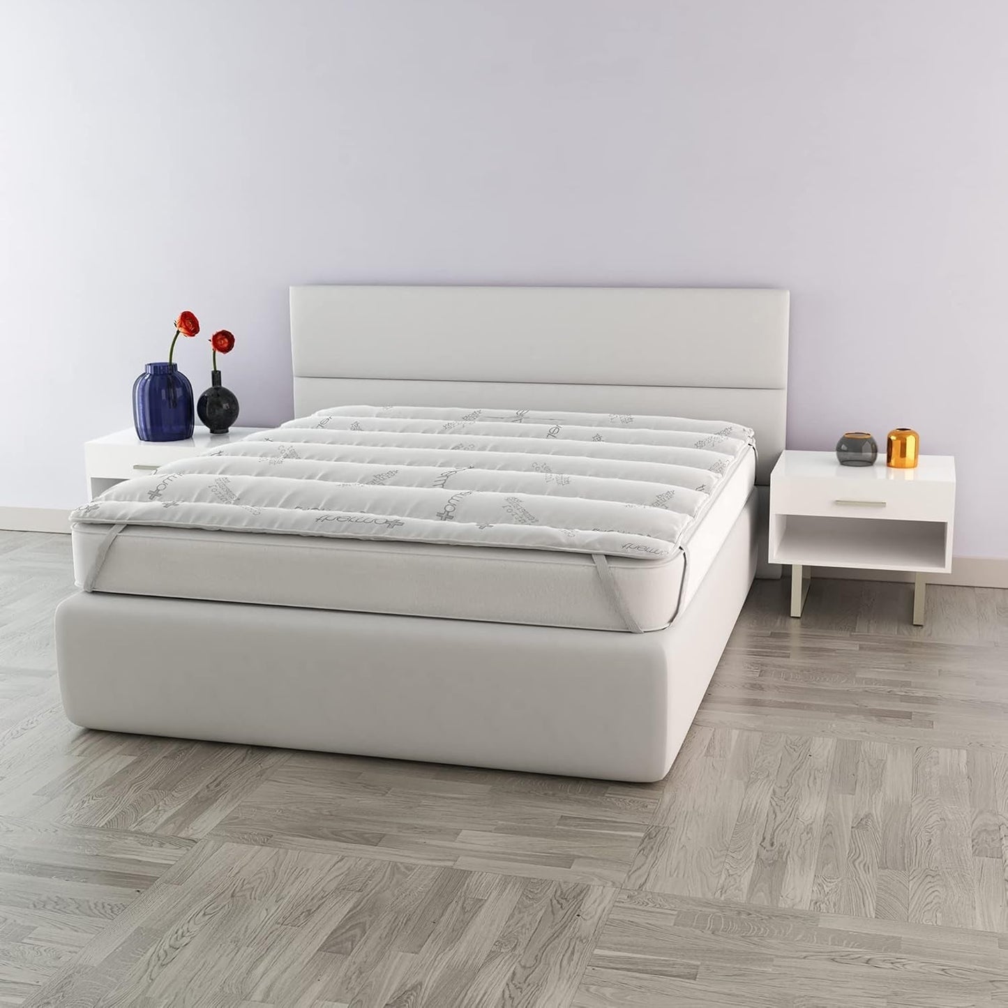 MB Home Italia, Topper, Termokontroler, Podwójny 160X195 Cm Kołdry i kołdry Naty Shop Podwójny 160X195 Cm Termokontroler