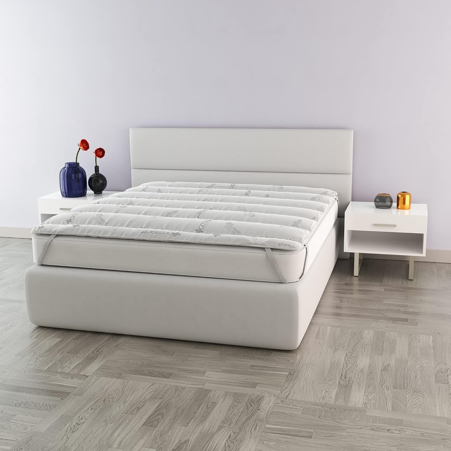 MB Home Italia, Topper, Termokontroler, Podwójny 160X195 Cm Kołdry i kołdry Naty Shop Podwójny 160X195 Cm Termokontroler