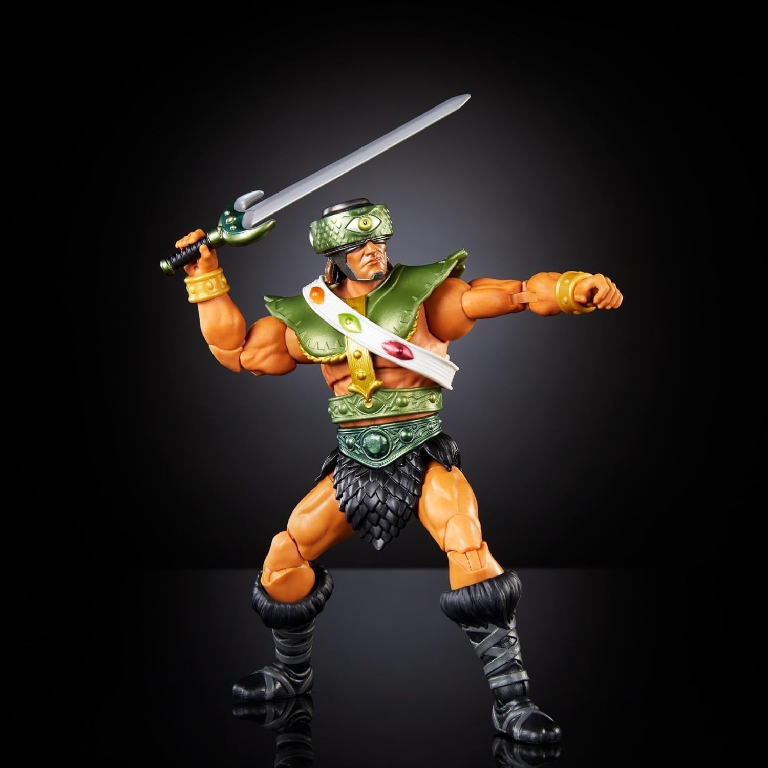 Masters of the Universe Masterverse New Eternia Tri-Klops Figurka Deluxe Figurka kolekcjonerska z 30 punktami ruchu i akcesoriami Motu Toy HYC52 Figurki Naty Shop