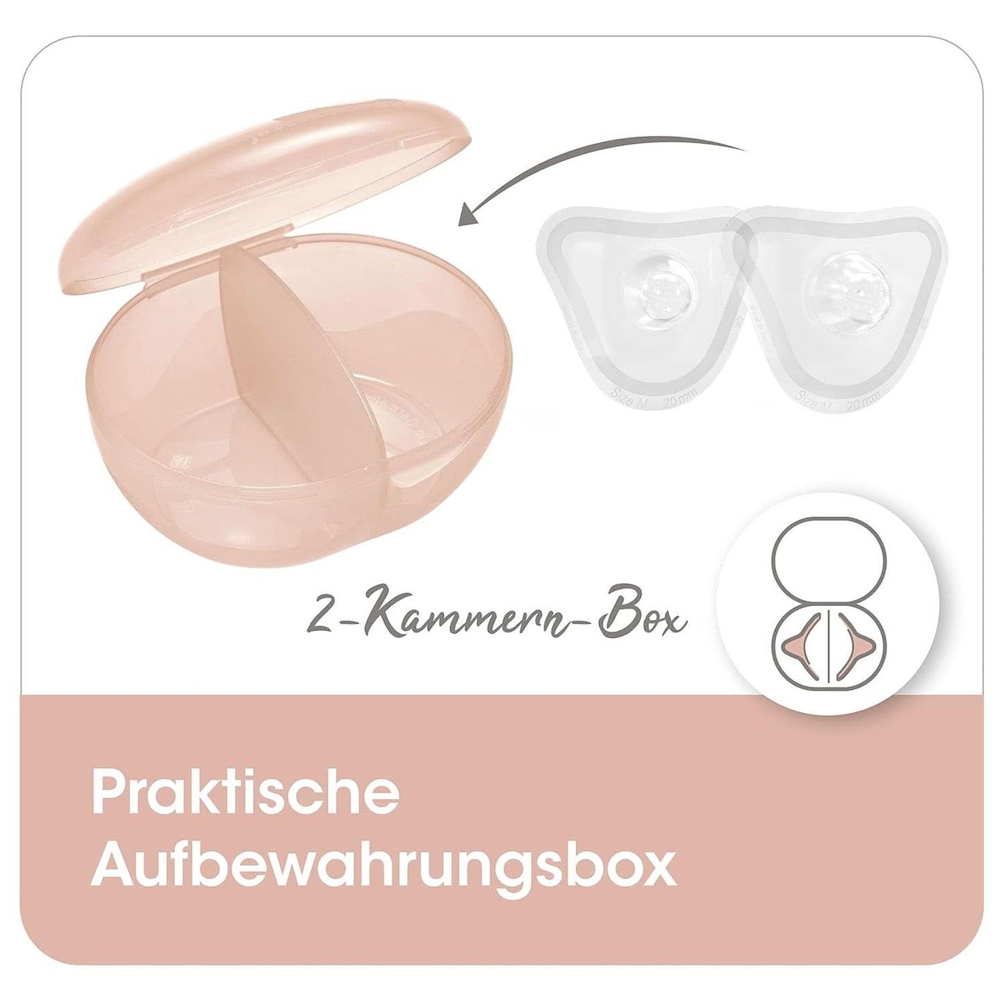 Nakładki na sutki Nip® First Moments, 2 szt. Żywność i akcesoria do karmienia piersią Sklep Bebe Naty