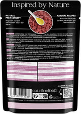 Mokra karma dla kotów Catz Finefood Purrrr Sheep Monoprotein no. 113, dla kotów z wrażliwym układem trawiennym, zawartość mięsa 70%, 16 saszetek po 85 g