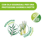 Chusteczki ochronne Chicco NaturalZ, 20 szt. Naturalna ochrona na lato z trawą cytrynową i eukaliptusem, ochrona na dzień i na noc.