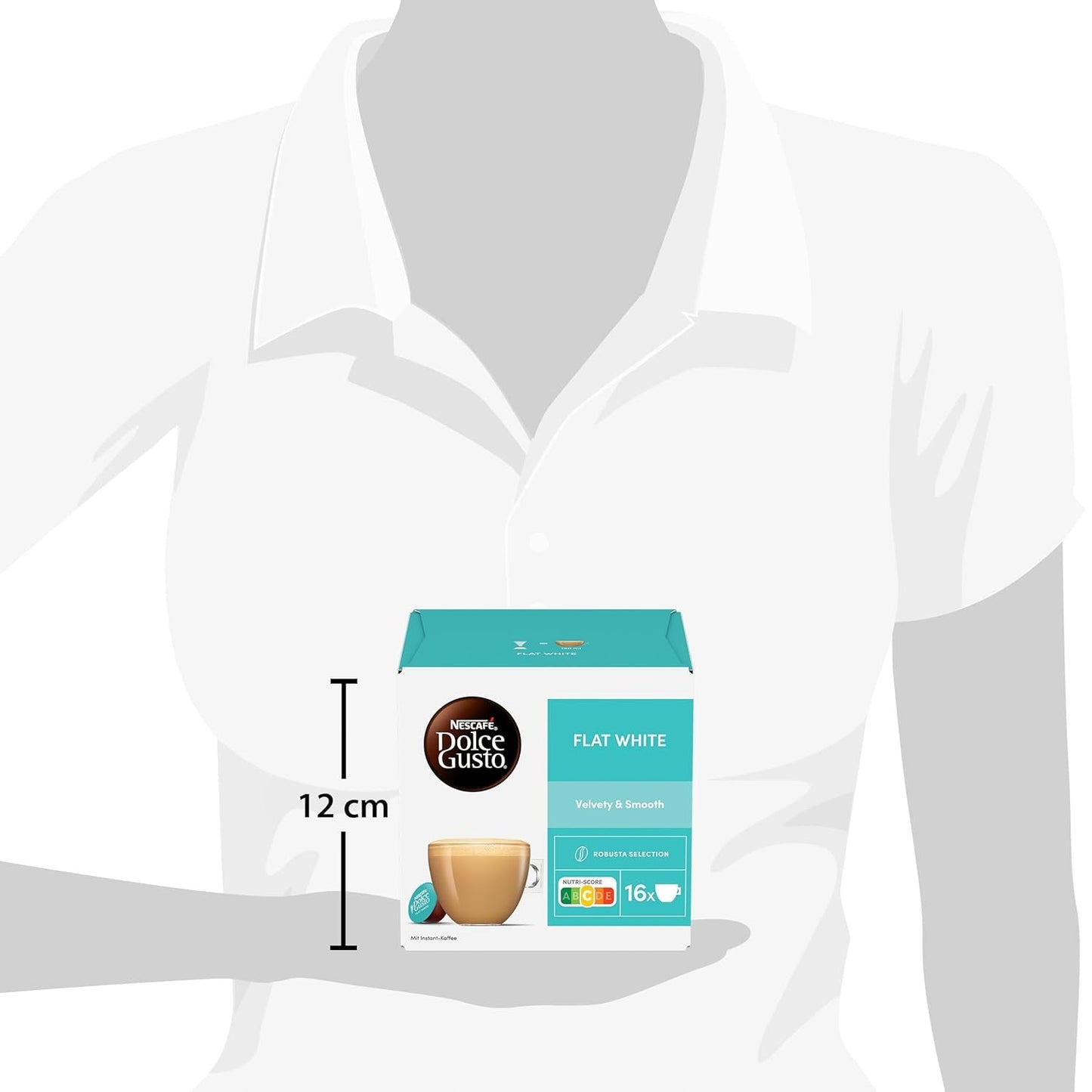 NESCAFÉ DOLCE GUSTO Flat White Kaffeekapseln 3-pak (3 x 16 Kapseln)
