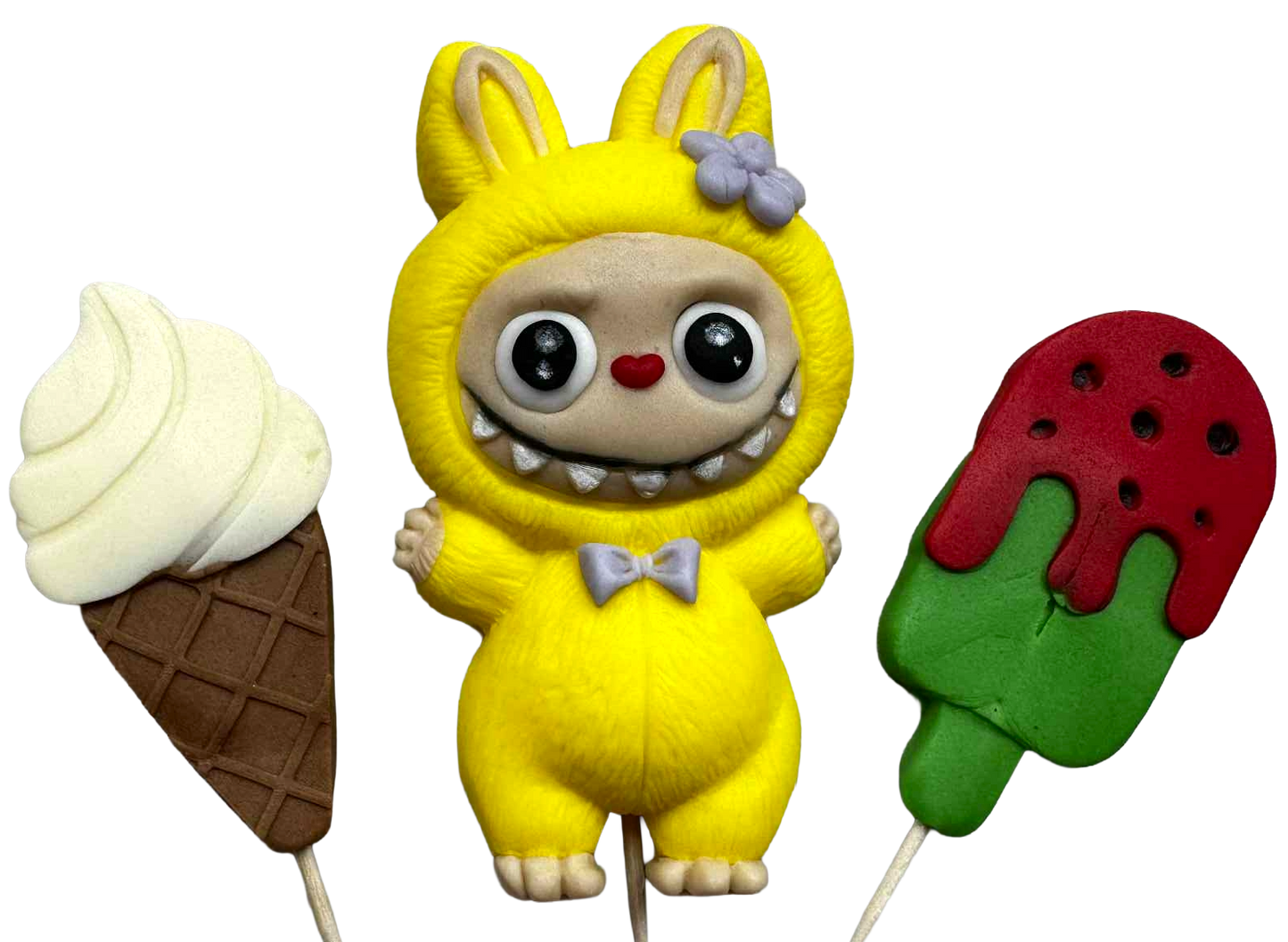 Zestaw jadalnych dekoracji Labubu Dekoracje ze sklepu Sugar Paste Nati