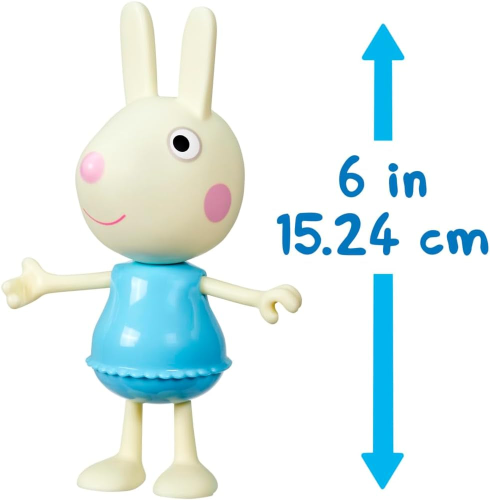 Łyżka Świnka Peppa Luisa - zabawna figurka do przebierania, lalka dziewczynka 15 cm z akcesoriami i ubrankami do przebierania, interaktywny zestaw zabawek dla małych dzieci w wieku 3 lat i więcej