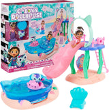 Domek dla lalek Gabby, zestaw Purific Pool Party z figurkami Gabby i Surykatki oraz pokój Deluxe, pieczenie ciast, kuchnia z ciastami