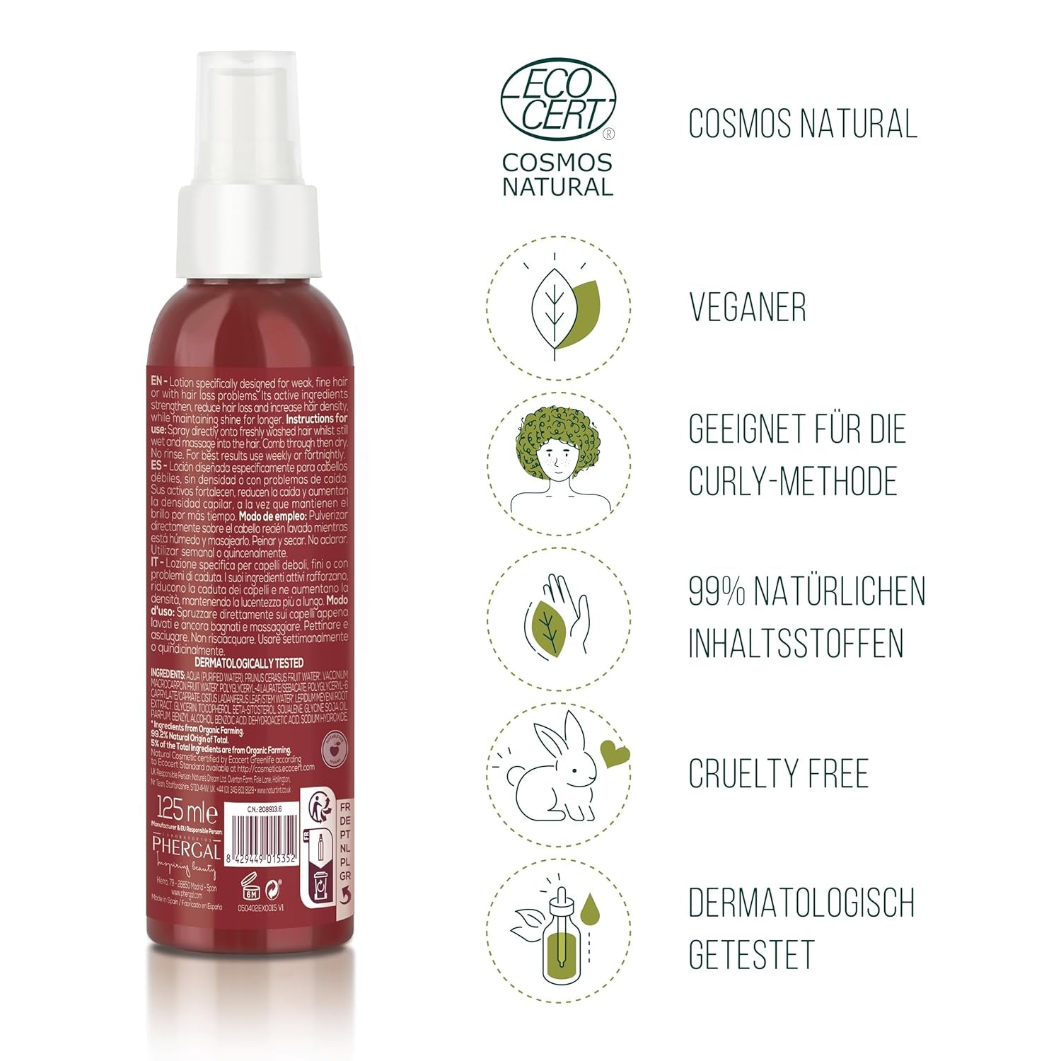Naturtint, Balsam wzmacniający przeciw wypadaniu włosów, 125 ml Naturtint pielęgnacja włosów