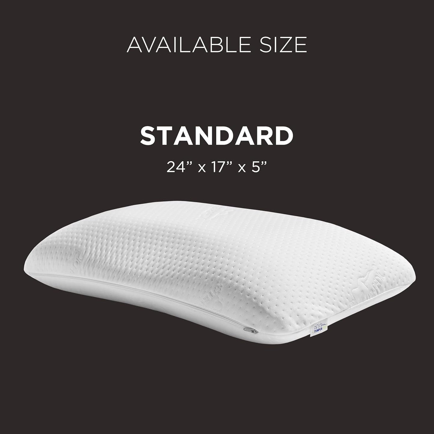 Poduszka TEMPUR-PEDIC Symfonia Z pianki memory, Luksusowa, Miękka, Standardowa, Biała Poduszki standardowe Naty Shop