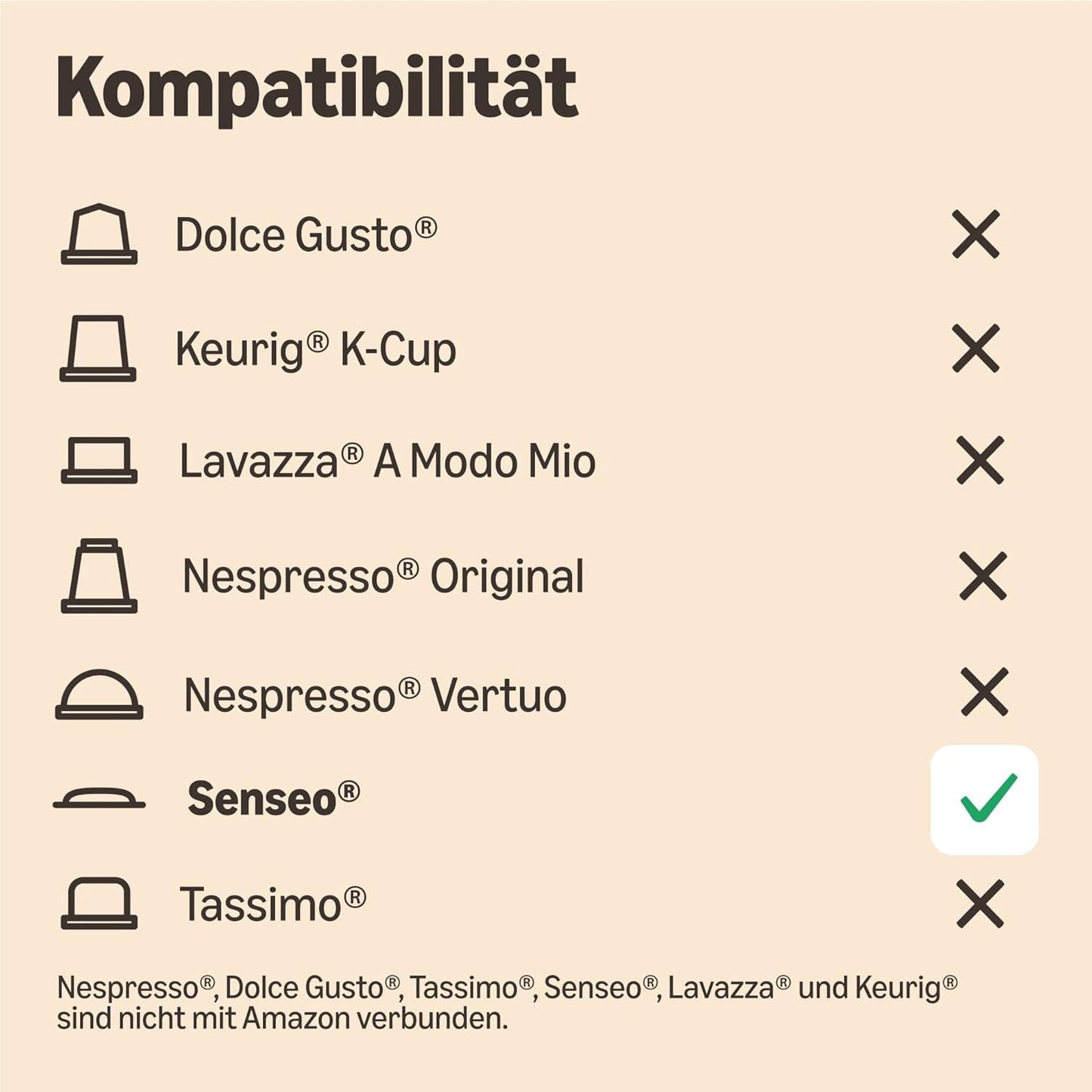 autor: Amazon Starke Pads, geeignet für Senseo-Maschinen, 36 Stück (1 Packung mit 36 ​​​​Stück) – Rainforest Alliance-zertifiziert