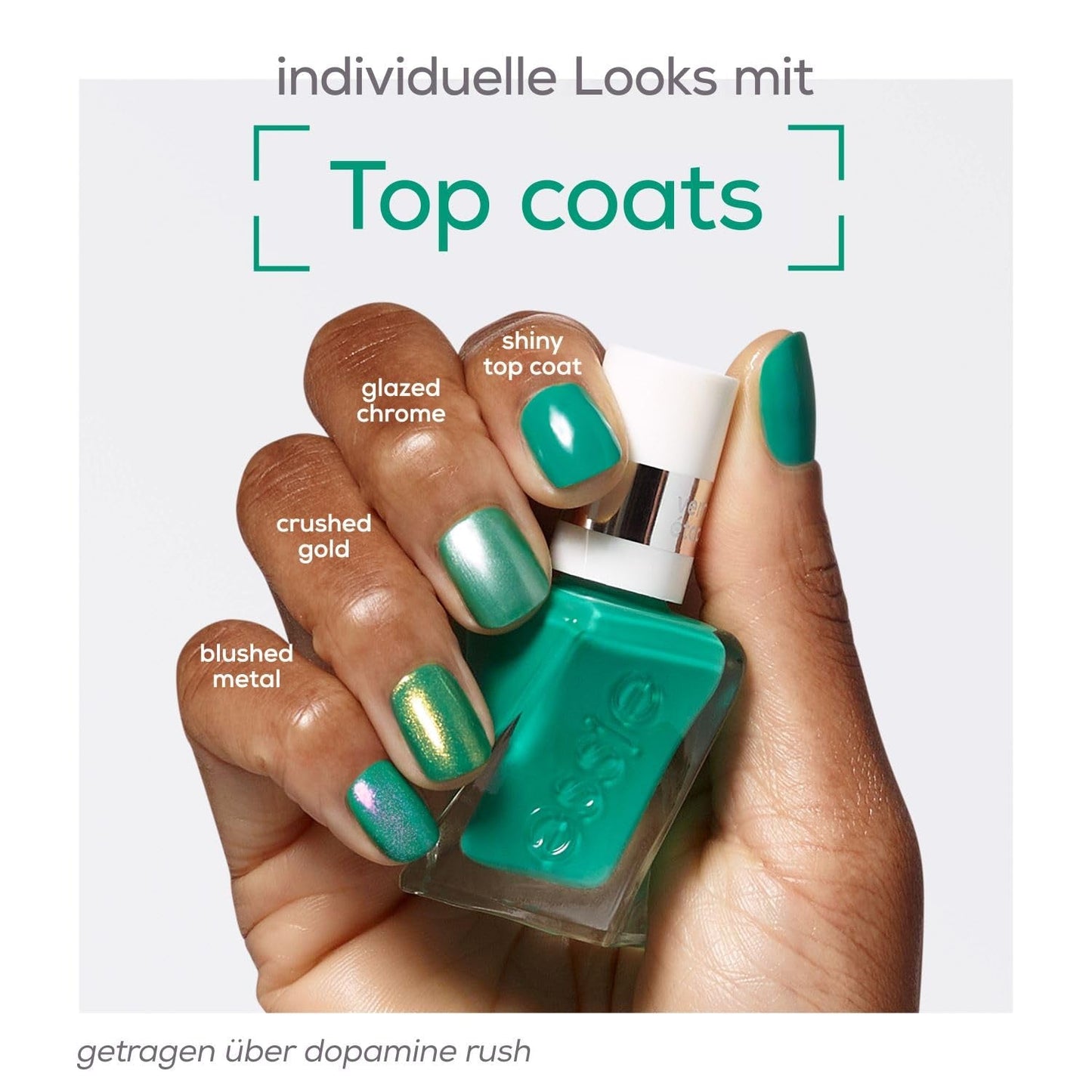 Essie Langanhaltender Nagelleck Top Coat Mit Glänzendem Finish, Maniküre Ohne Uv-Licht, Gel by Essie, Farbe: Nr. 00 Lakier nawierzchniowy, przezroczysty, 1 X 13,5 ml