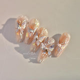 JMEOWIO 3D Nagelsticker Schmetterling Nail Art Naklejka Selbstklebend Nagelaufkleber 5D Stereoskopisch Dekoration Nageldesign Zubehör 1 Blatt