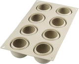 Silikomart, Forma do ciast silikonowych Tartufo, 8 pojedynczych otworów, Ø 62 H 52 mm Kuchnia Naty Shop