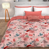 PETTI Artigiani Italiani - Kołdra zimowa, Kołdra zimowa, Prosta kołdra, Dwustronny, Druk monokolorowy i cyfrowy, 100% antyalergiczna mikrofibra, Made in Italy Kołdry i kołdry Naty Shop Floral 19 Powder 160 X 190 Cm