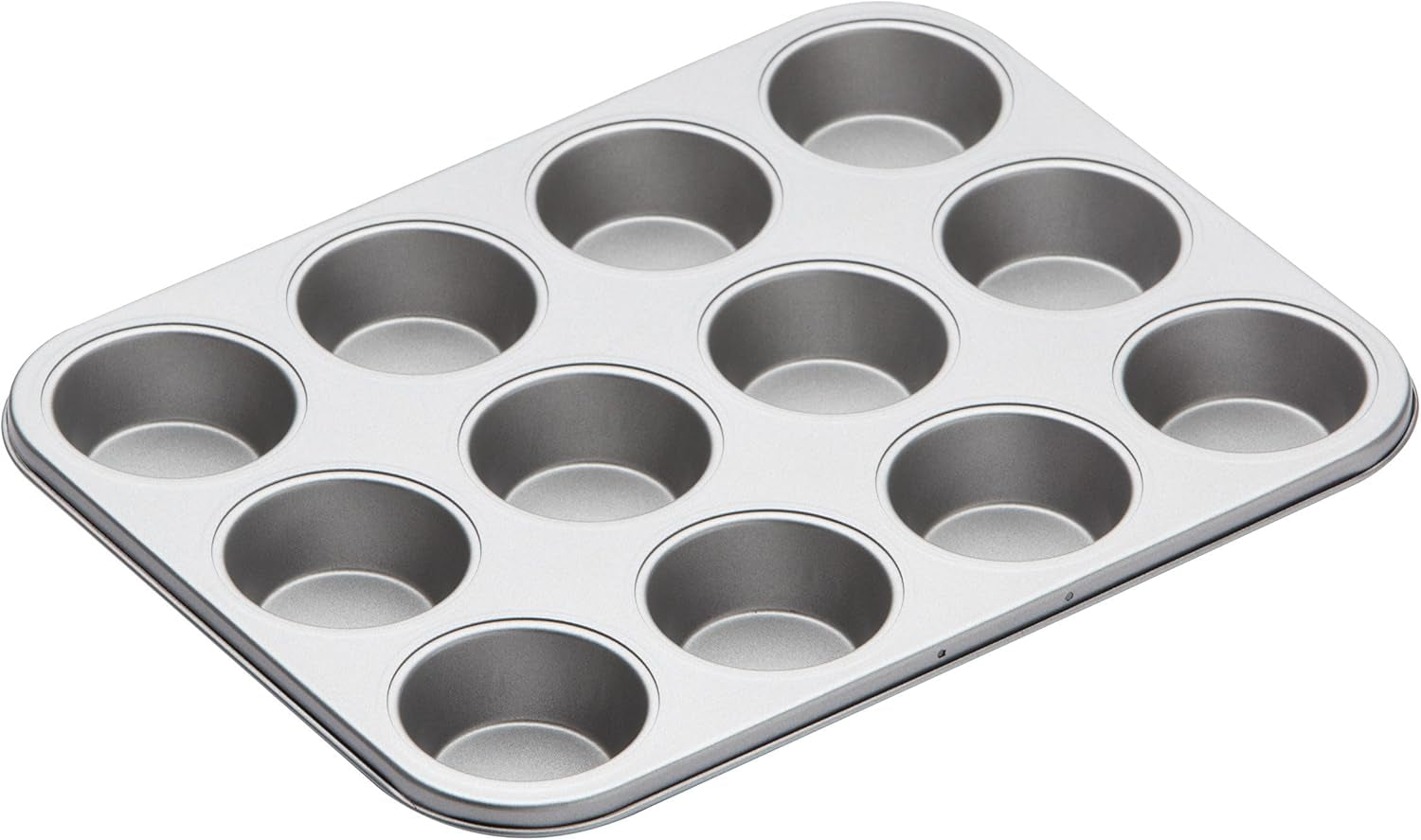 Kitchencraft Blacha do pieczenia muffinów z powłoką nieprzywierającą, mieszcząca 12 babeczek, formy i tace do pieczenia o wymiarach 35 cm x 27 cm Naty Shop