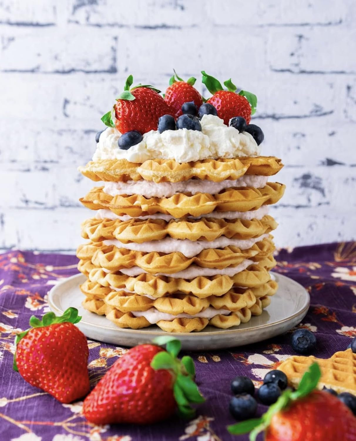 RUF Waffel-Mix, Großpackung, Grundmischung Zur Herstellung Von Waffeln Im Waffeleisen, Für Großküchen, Kantinen, Hotels Und Restaurants, 1 X 2500G Mieszanka do pieczenia i gotowania Naty Shop