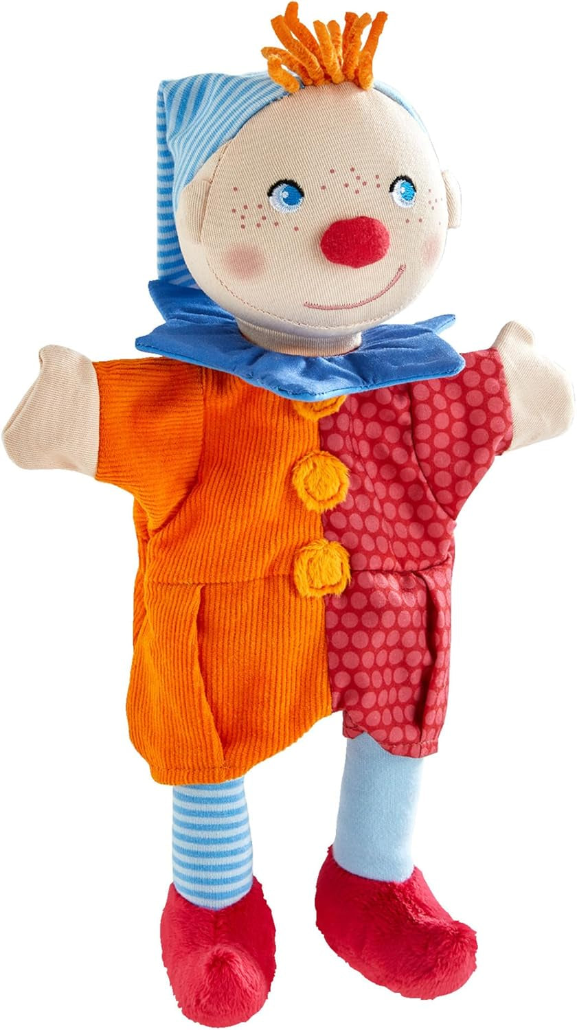 Pacynka HABA Kasper – od 18 miesięcy, można prać w temperaturze 30°C, idealna do odgrywania lalek i odgrywania ról, teatru lalek – 2011866001