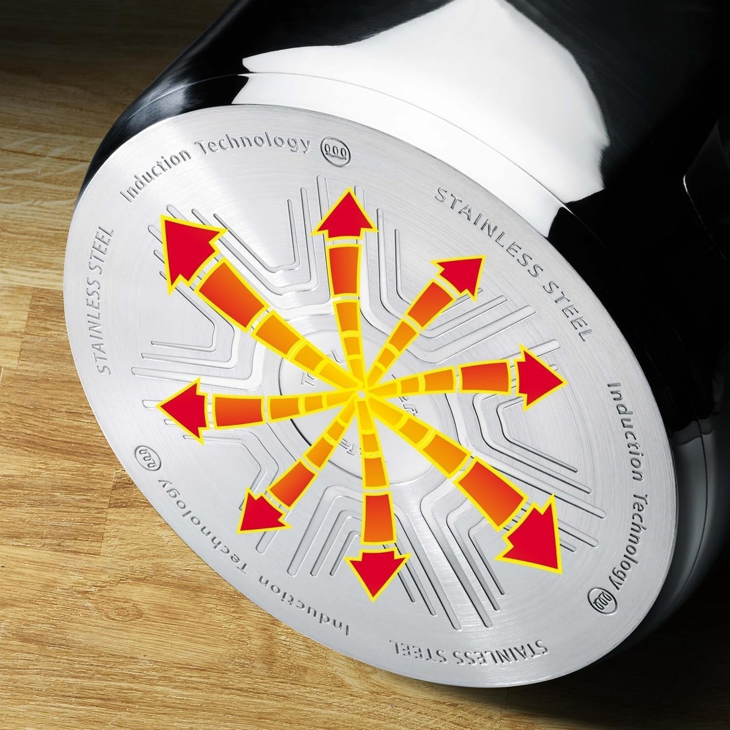TEFAL VIRTUOSO patelnia 28 cm, patelnia ze stali nierdzewnej, garnki i patelnie indukcyjne Naty Shop