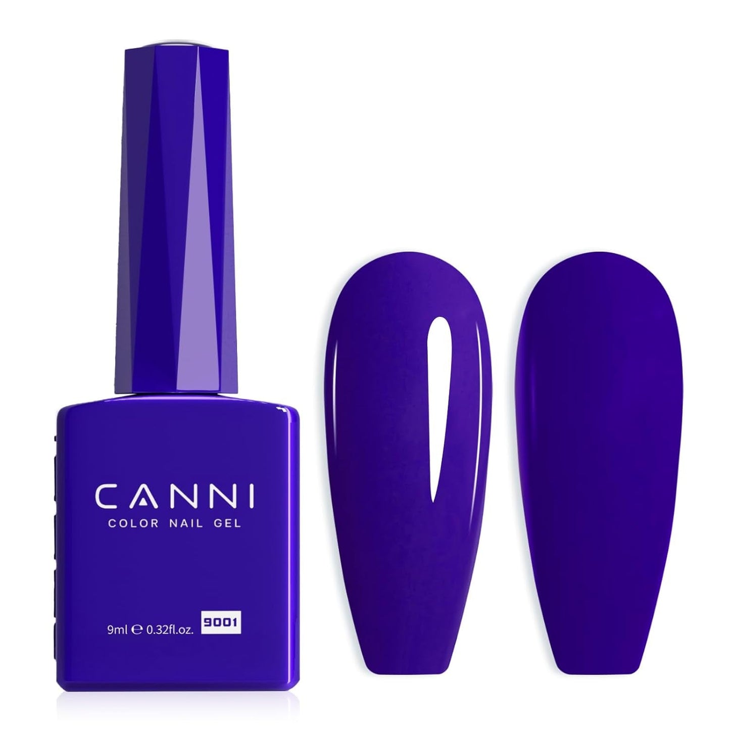 Żelowy lakier do paznokci CANNI, półtrwały, ciemnofioletowy, lakier do paznokci, żel UV, Soak Off, Manicure