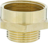 Złączka gwintowana Gardena z mosiądzu: Złącze mosiężne do podłączenia z obu stron, np. do pomp, gwint rurowy 26,5 mm (G 3/4 cala) (7260-20)