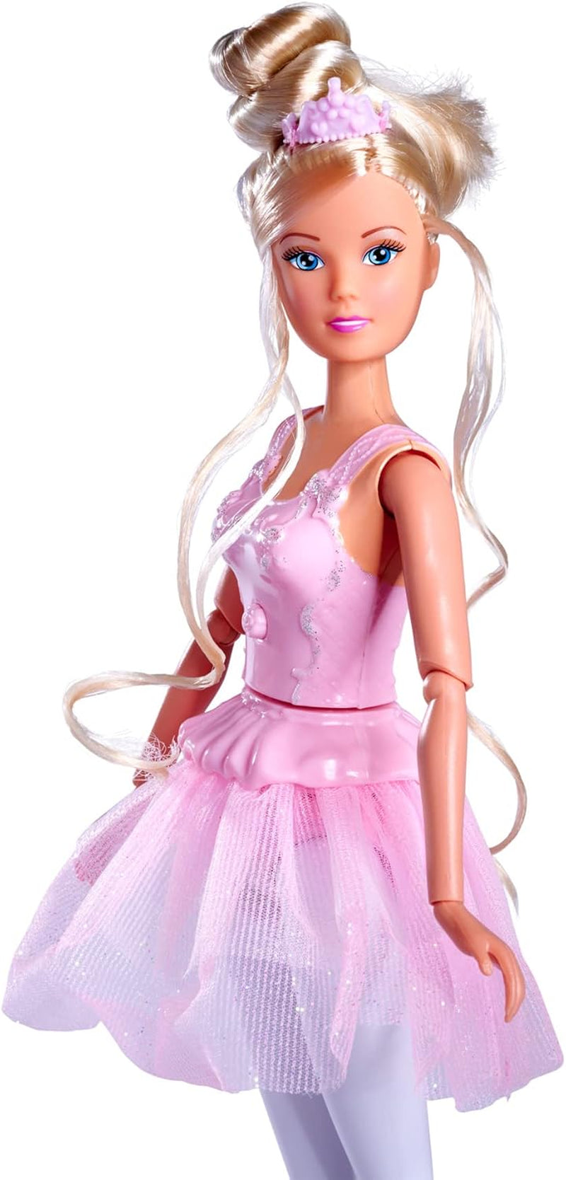 Simba 105733603 - Steffi Love Dancing Ballerina, Steffi jako lalka baletnicy z przyjacielem-zwierzęciem i obrotową spódniczką, lalka do zabawy 29 cm, od 3 lat