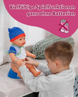 BABY Born Jonas - laleczka bobas 43 cm - 10 funkcji, w tym akcesoria i materacyk - W pełni działa bez baterii - Odpowiednia dla dzieci w wieku od 3 lat