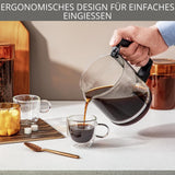 Ekspres do kawy Krups T8 z filtrem, 850 W, automatyczne wyłączanie, 8–12 filiżanek, pojemność 1 l, filtr stały, podświetlany włącznik/wyłącznik, łatwy w użyciu, czarny, KM4689