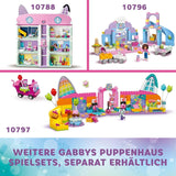 LEGO 4+ Domek dla lalek Gabby Małe kocie uszy Gabby Udawaj zwierzę Zestaw zabawek dla dzieci ze zjeżdżalnią i figurkami Prezent dla dziewcząt i chłopców Zabawka do kreatywnej zabawy 10796 Zestawy do budowania Beuche den LEGO-Store