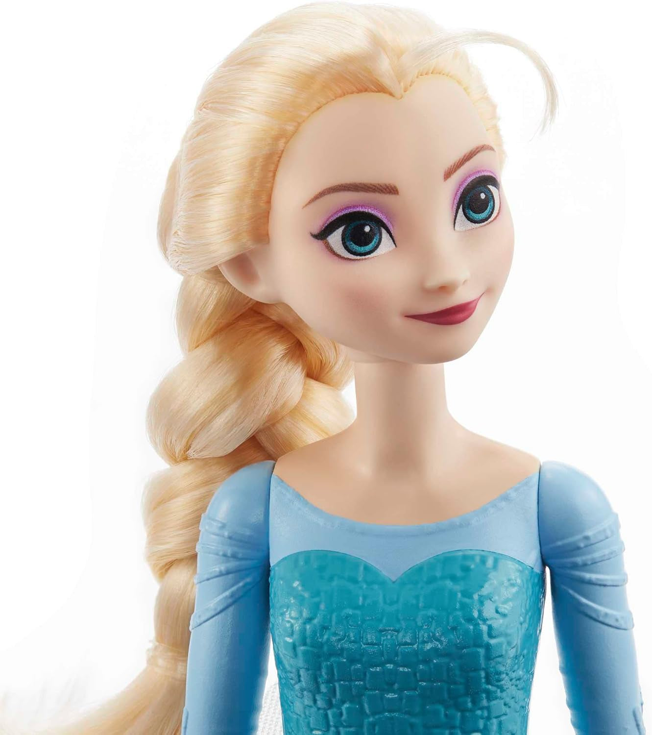 Elsa Mattel Disney Kraina Lodu Lalka, Kraina Lodu Lalka, Czesane Blond Włosy, Możliwość Pozycjonowania, Odpinane Buty, Prezenty Disneya, Wiek 3+ Zabawka, HLW47